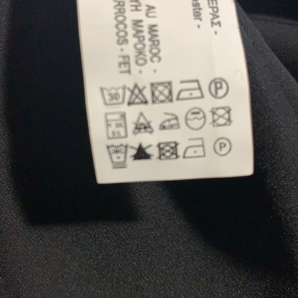 NWOT. Zara Black Midi Dress. Size S. - Picture 8 of 8